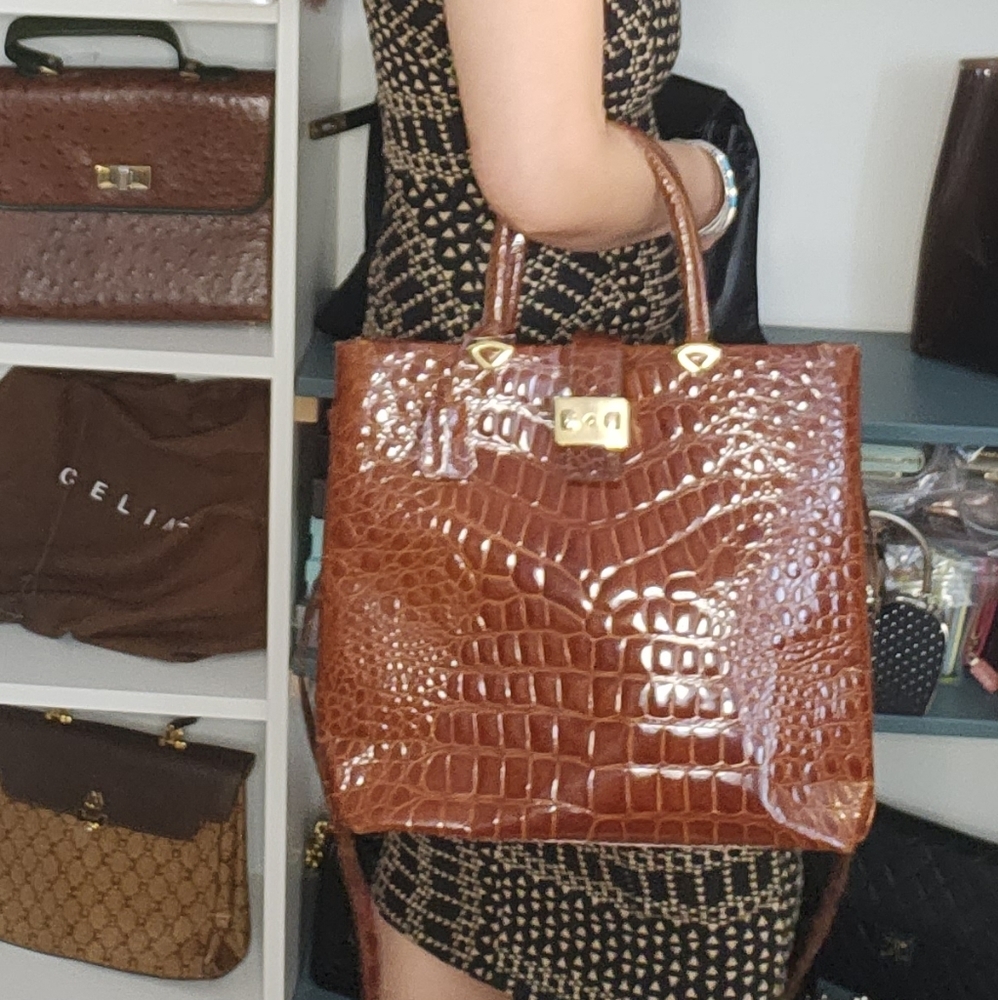 Exotic Vintage fontanelli by RECO'S Codrillon Made in Italy Crocodile ๐ - Picture 4 of 17